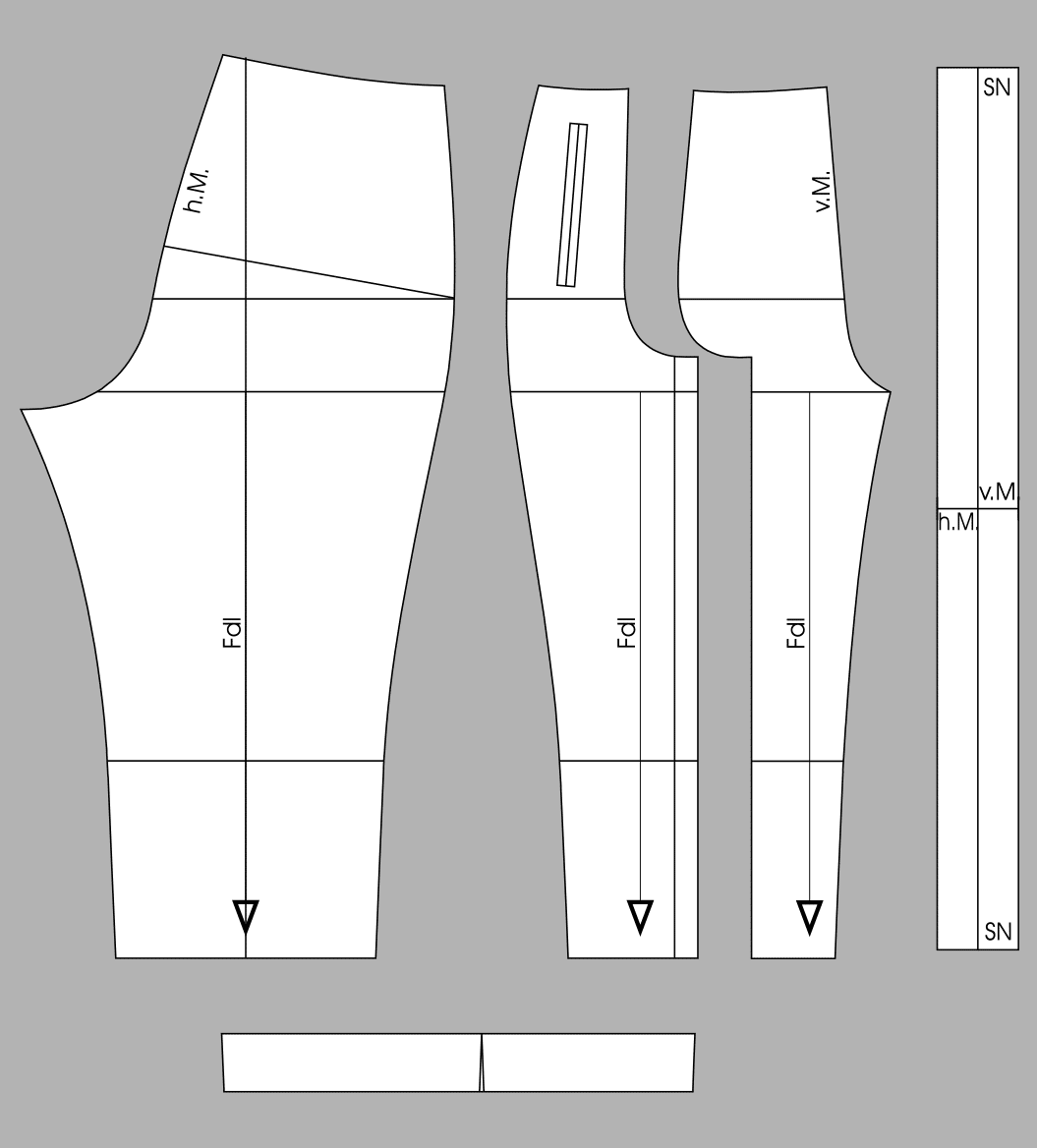 How to cut out the pattern for womens pants  Fashion Freaks
