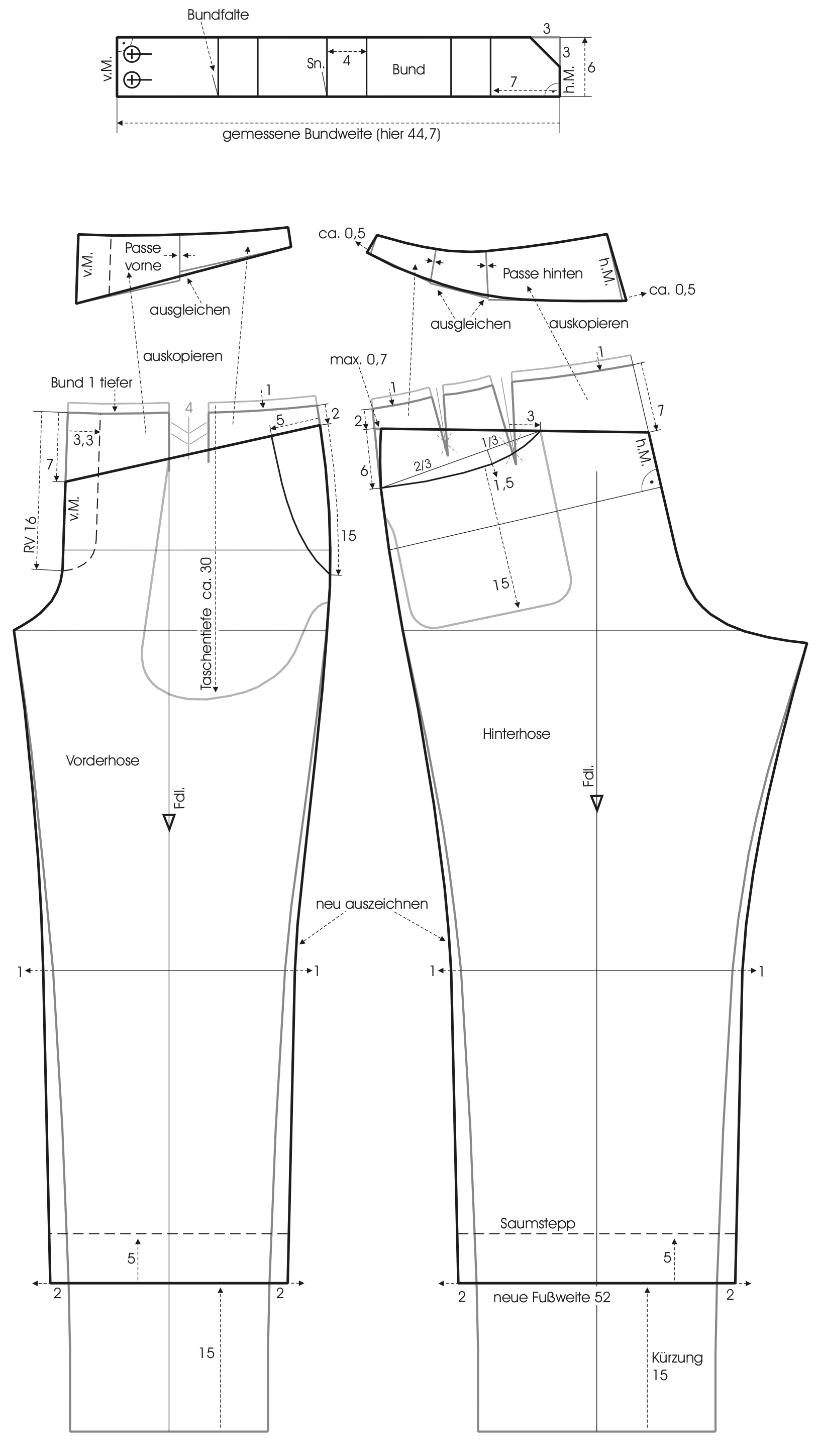 Trouser pant | Sewing techniques, Sewing measurements, Fashion sewing  tutorials