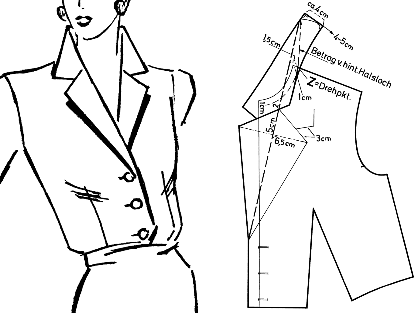 Image result for standing notch collar pattern