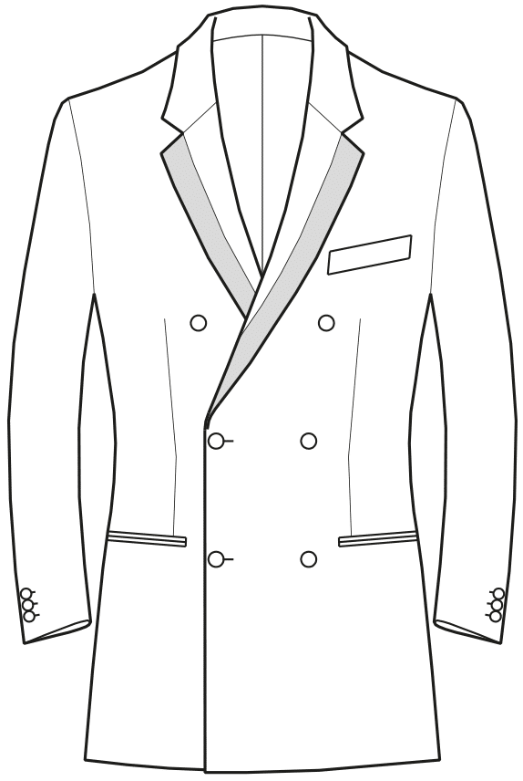 Lapel Variations for Double-breasted Jackets