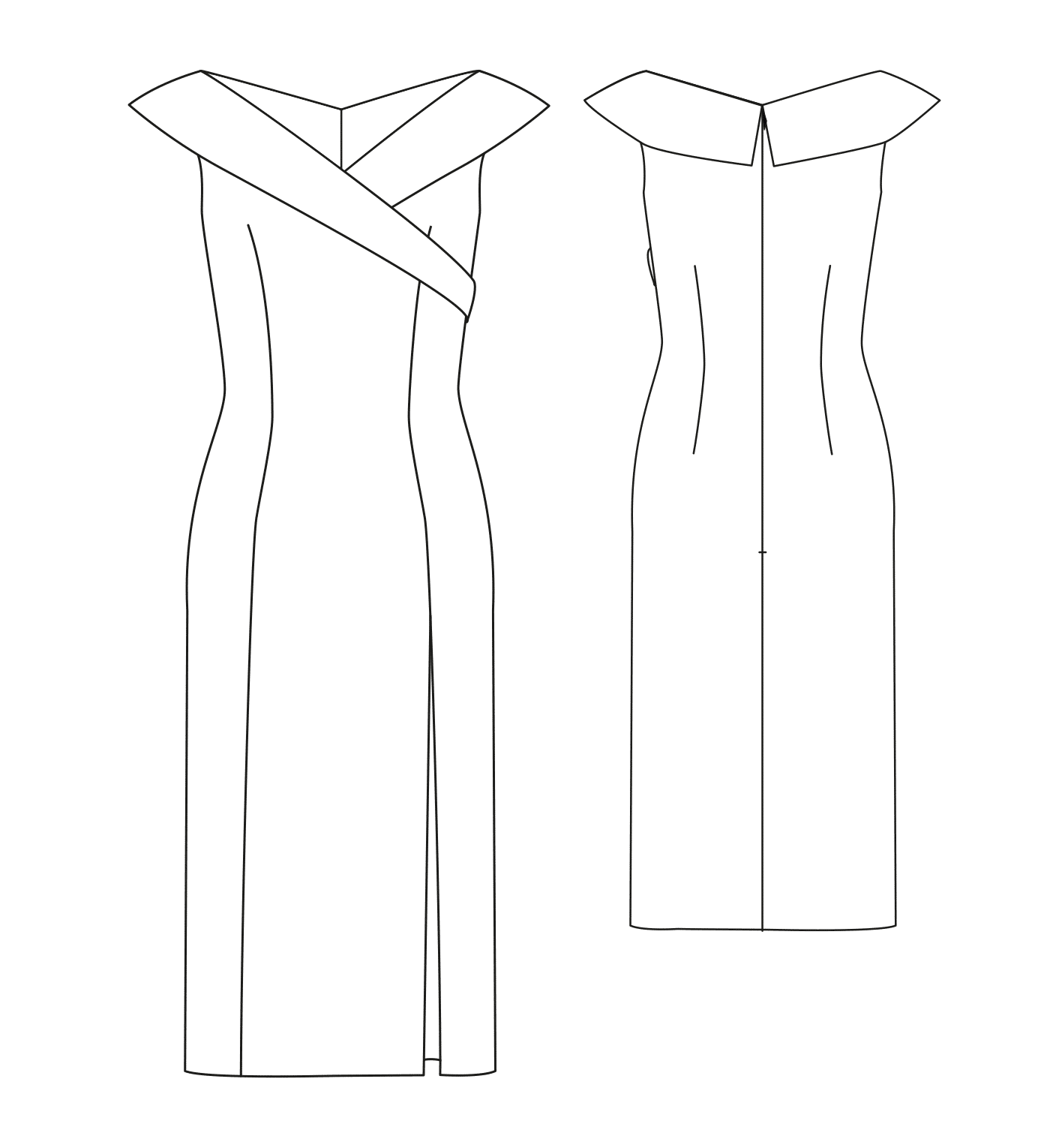 Cocktail Dresses Pattern