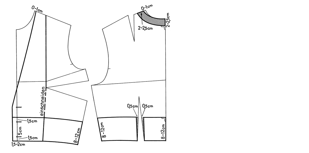 Pattern construction Top