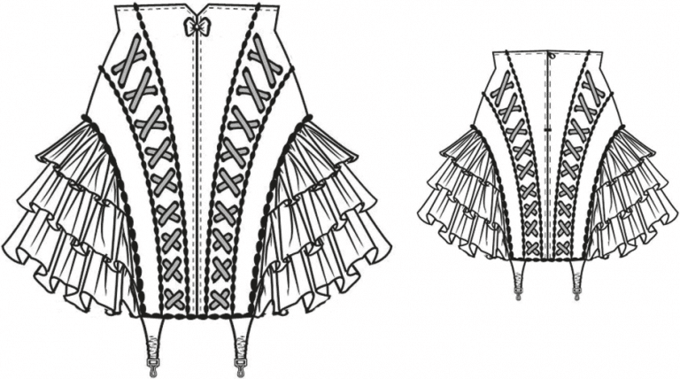 Corset Skirt Pattern Construction › M.Mueller & Sohn