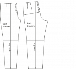 Basic Trousers Block Pattern › M.Mueller & Sohn