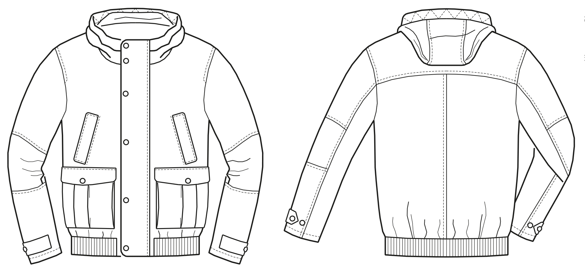Bomber Jackets pattern construction