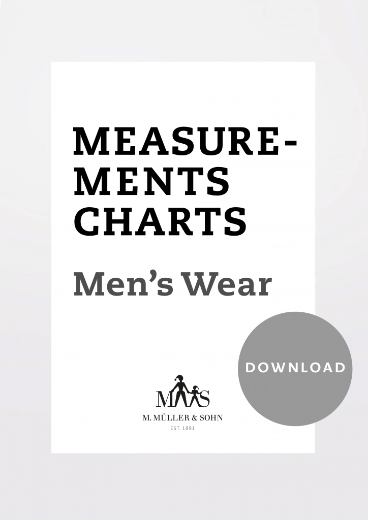 Measurement Charts for Men´s Wear