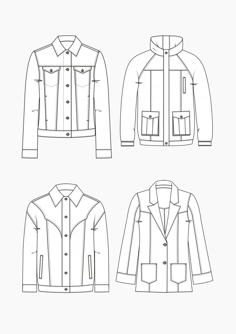 Patternmaking Techniques Denim Jackets