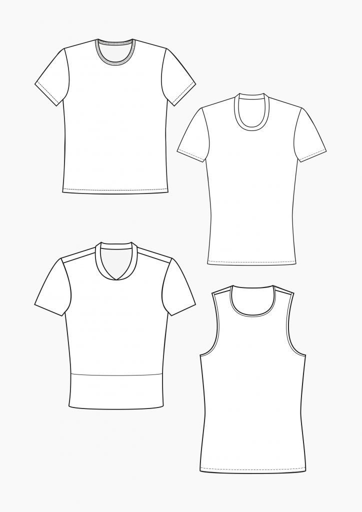 Pattern Making T-Shirts and Tops for Men