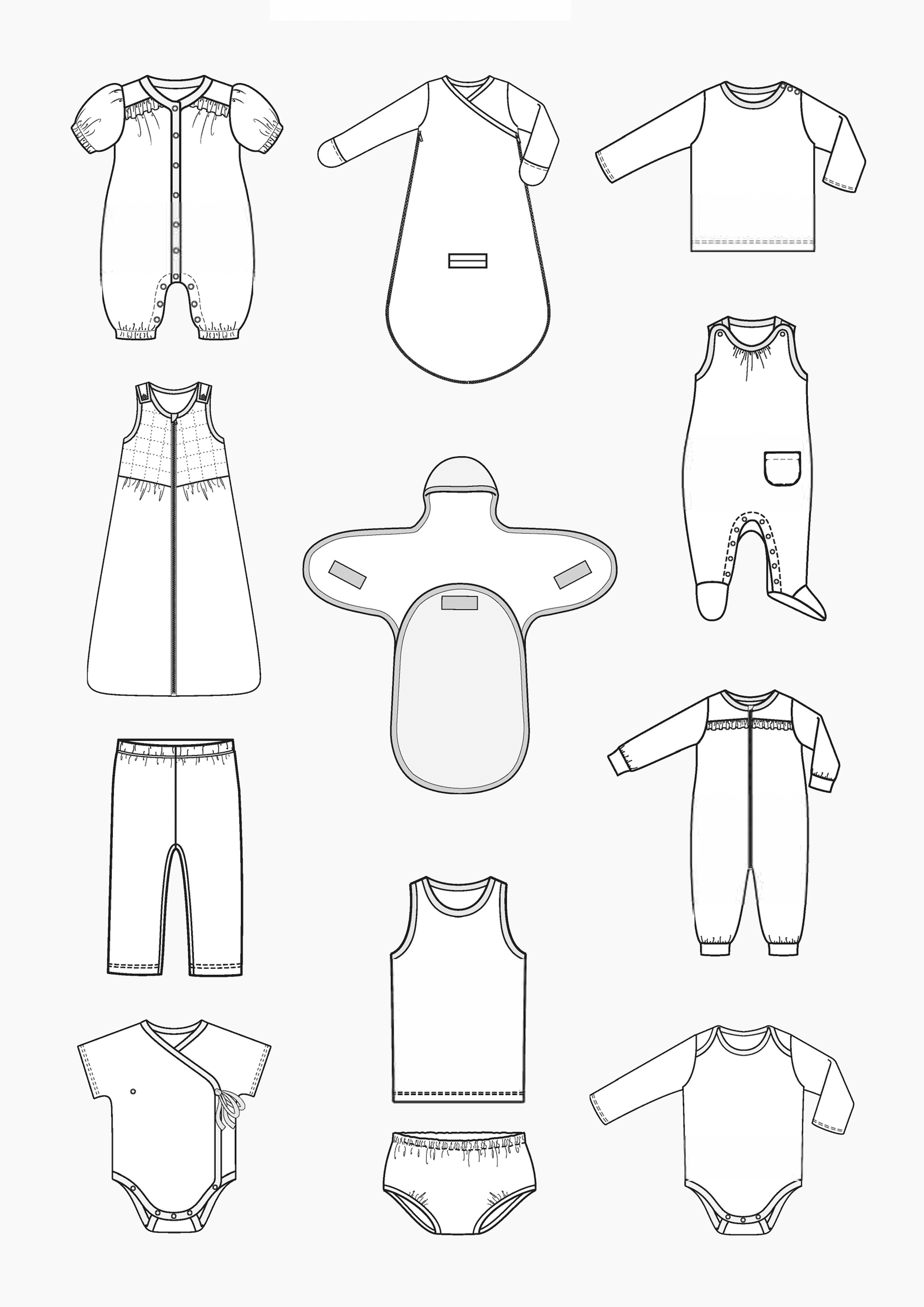 Pattern Making Baby Clothes