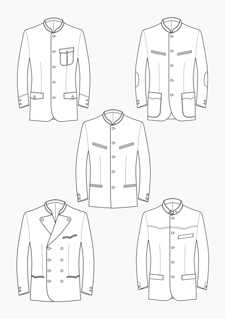 Pattern Making Traditional Bavarian Jackets for Men