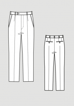 Cargo pants pattern construction › M.Mueller & Sohn