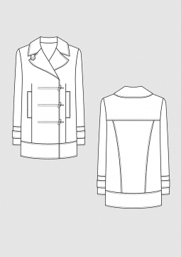 Pattern for Oversized Egg-Shape Coat & Jacket › M.Mueller & Sohn