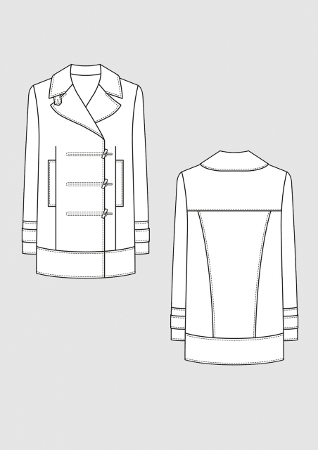 Pattern for Oversized Egg-Shape Coat & Jacket › M.Mueller & Sohn