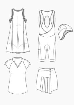 Product: Download M. Müller & Sohn - Pattern Making - Women - Tennis and cycling clothing